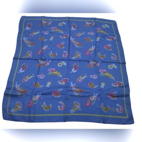 Liberty of London Vintage Silk Scarf Feathers - Picture 15 of 15